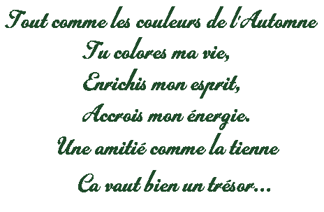 l'amitié